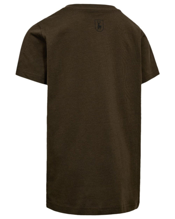 Fallen Leaf Coloured Deerhunter Youth Westy T-Shirt on white background #colour_fallen-leaf