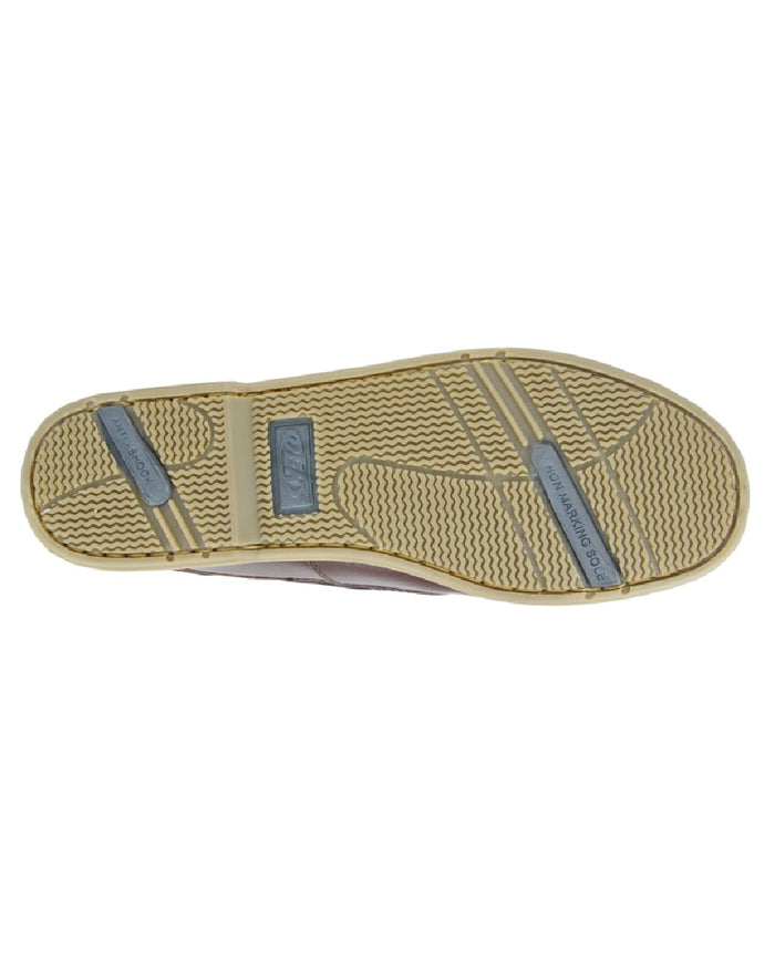 Brown Coloured Dek Mens Moccasin Brown Boat Shoes on White Background
#colour_brown