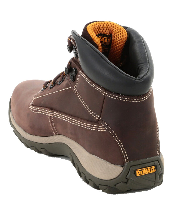 Brown Coloured DeWalt Hammer Non-Metallic Safety Boot on white background #colour_brown