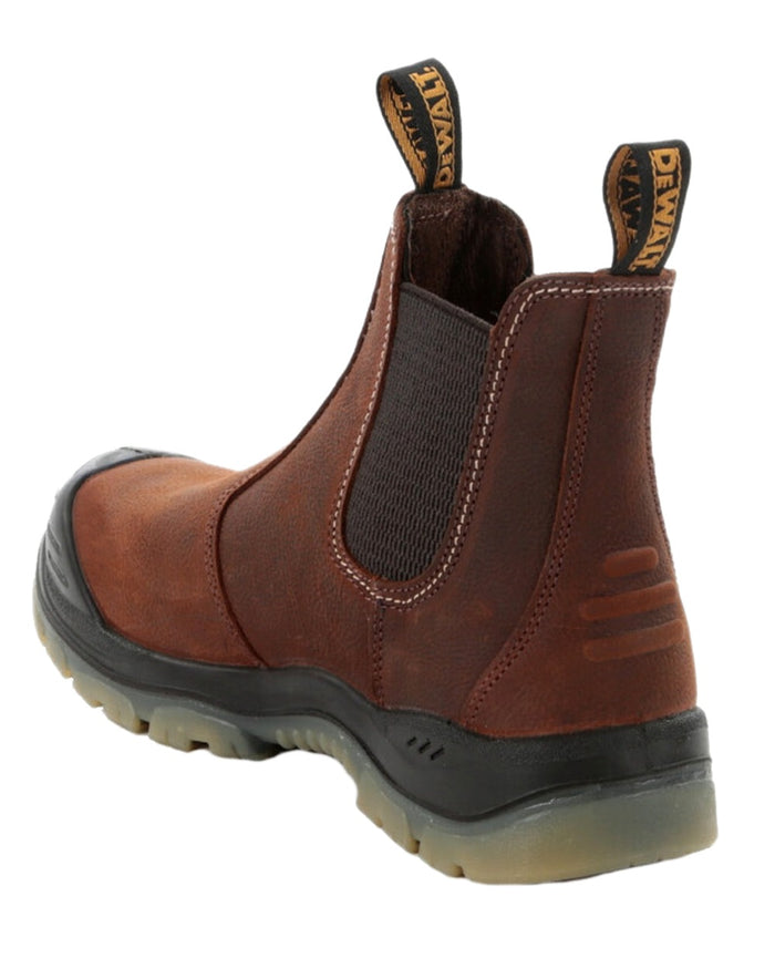 Brown Coloured DeWalt Nitrogen Dealer Boots on white background #colour_brown