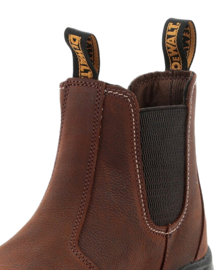 Brown Coloured DeWalt Nitrogen Dealer Boots on white background #colour_brown