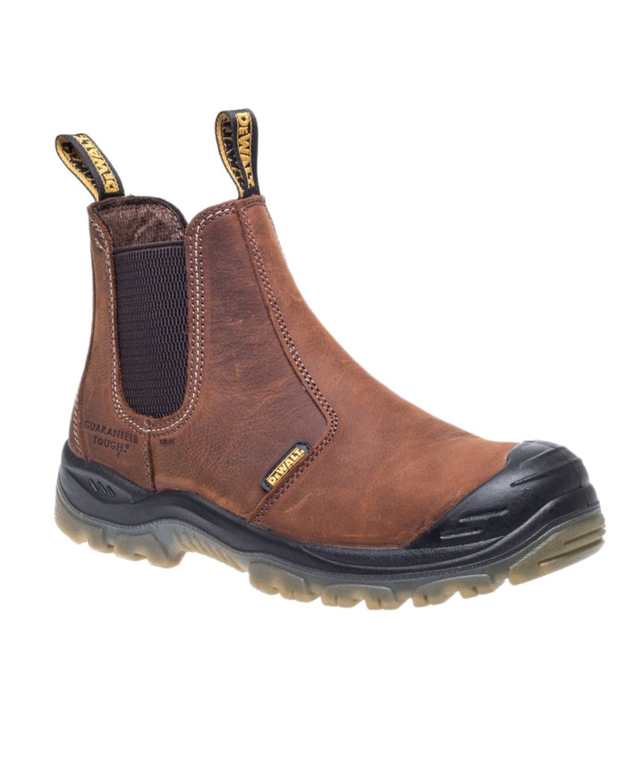 Brown Coloured DeWalt Nitrogen Dealer Boots on white background #colour_brown