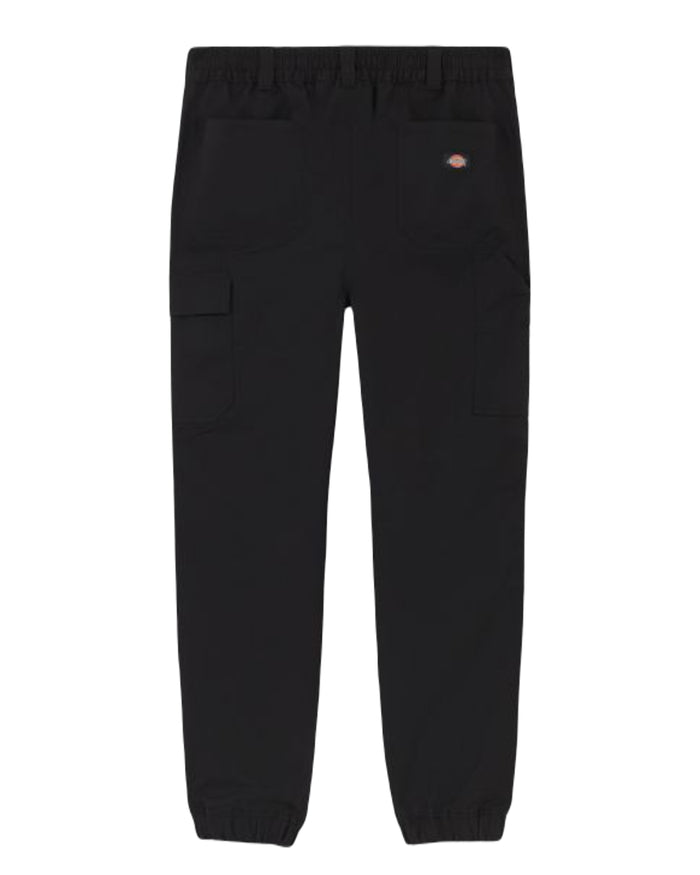 Black Coloured Dickies Mens Cargo Twill Joggers on White Background
#colour_black