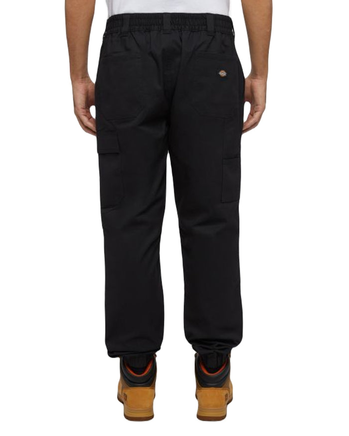 Black Coloured Dickies Mens Cargo Twill Joggers on White Background
#colour_black