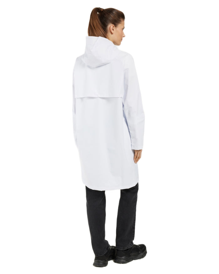 Snow White coloured Didriksons Avon Parka on white background #colour_snow-white
