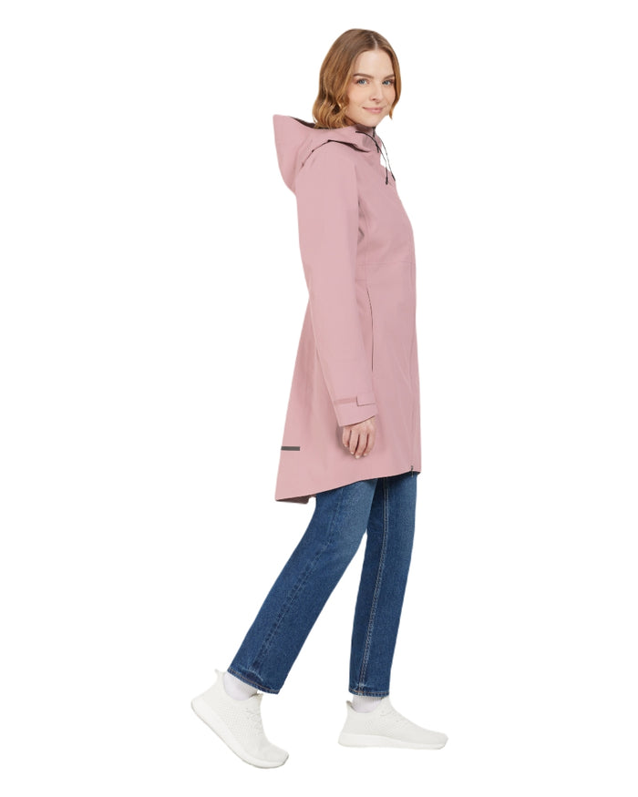 Oyster Lilac coloured Didriksons Bea Womens Parka on white background #colour_oyster-lilac