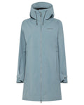 Factory Blue coloured Didriksons Bea Womens Parka 6 on white background #colour_factory-blue