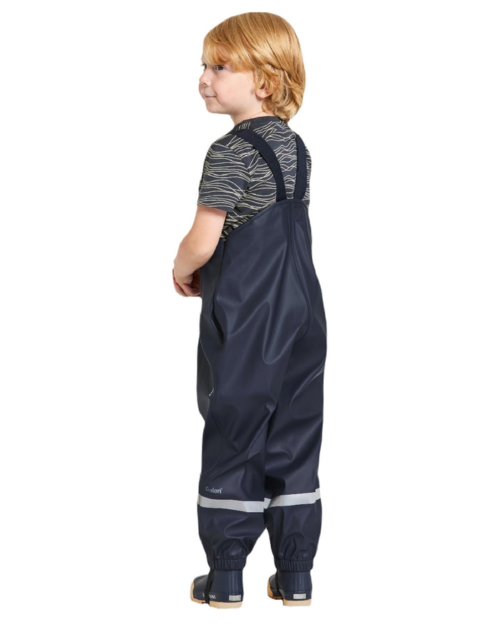 Light Sea Blue coloured Didriksons Childrens Slaskeman Rain Set on white background #colour_light-sea-blue