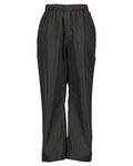 Black coloured Didriksons Kids Penta Pants on white background #colour_black