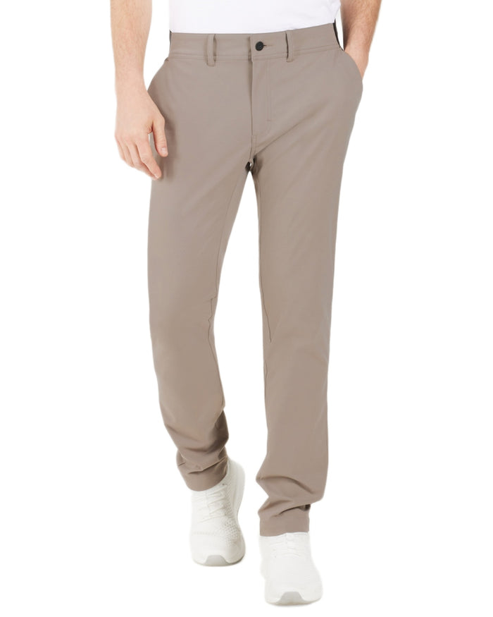 Ash Brown coloured Didriksons Mens Darren Pants on white background #colour_ash-brown