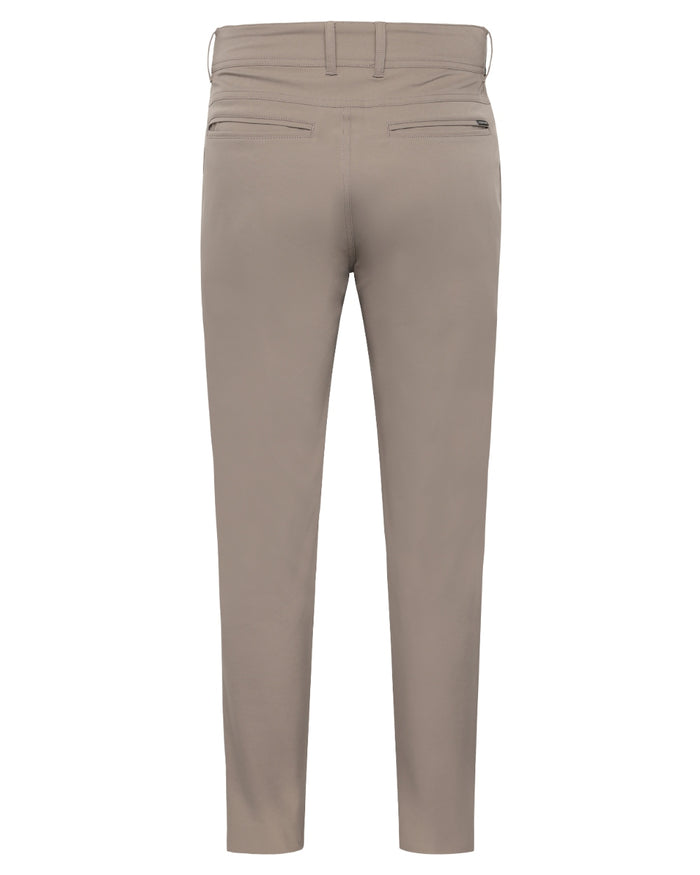 Ash Brown coloured Didriksons Mens Darren Pants on white background #colour_ash-brown