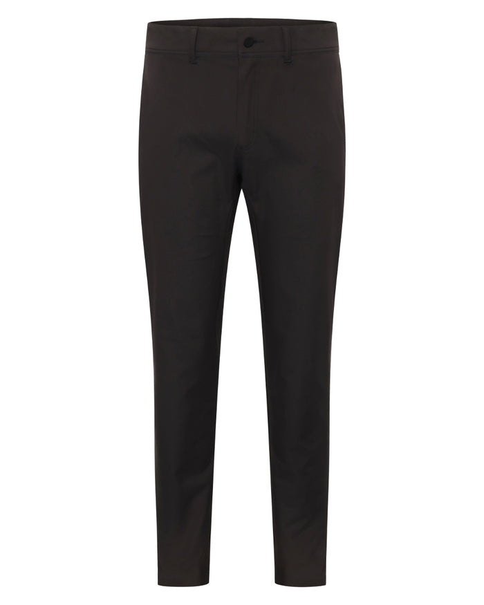 Black coloured Didriksons Mens Darren Pants on white background #colour_black