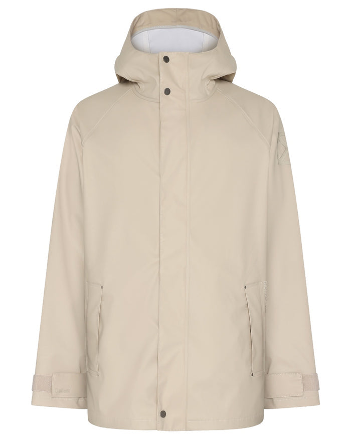 Clay Beige coloured Didriksons Mens Darwin Jacket on white background #colour_clay-beige