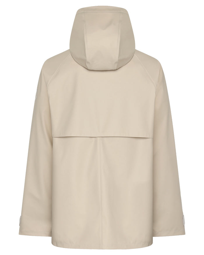 Clay Beige coloured Didriksons Mens Darwin Jacket on white background #colour_clay-beige