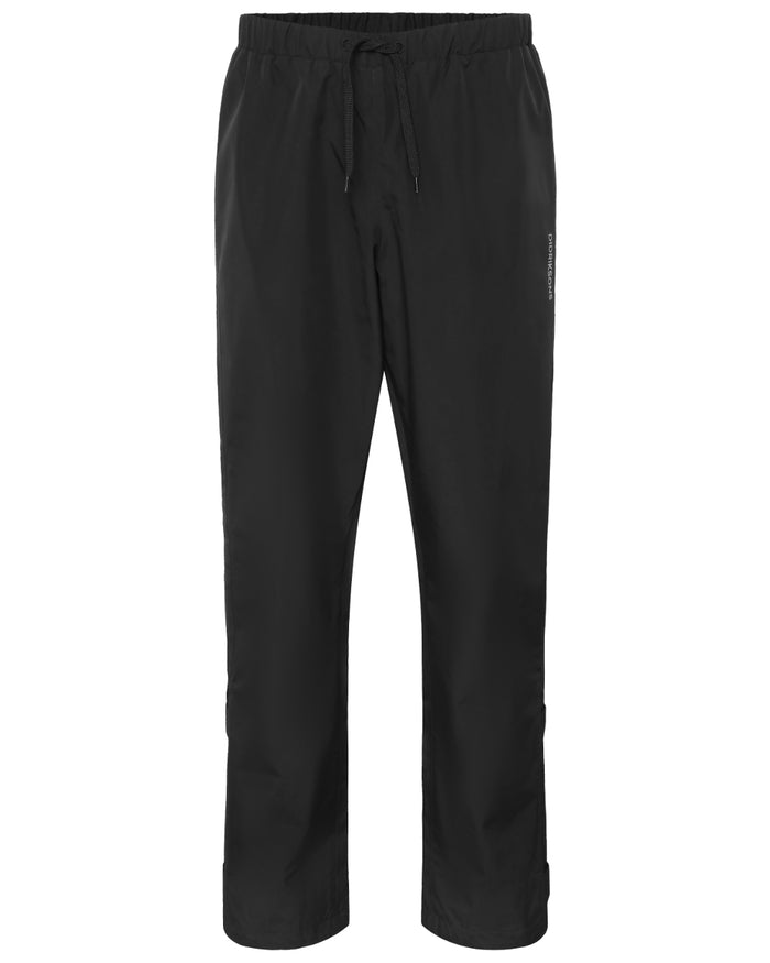 Black coloured Didriksons Mens Grit Pants 4 on white background #colour_black