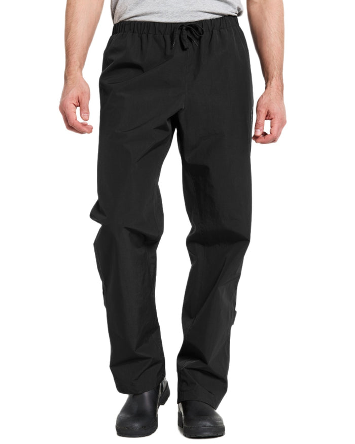 Black coloured Didriksons Mens Grit Pants 4 on white background #colour_black