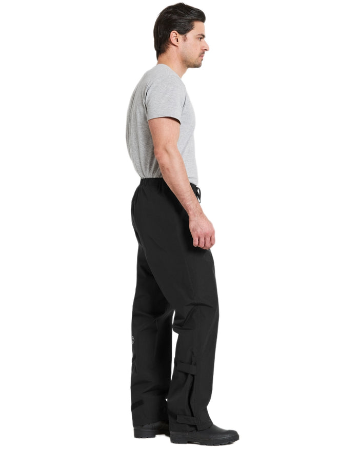 Black coloured Didriksons Mens Grit Pants 4 on white background #colour_black