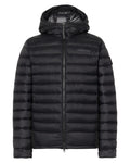 Black coloured Didriksons Mens Mauro Jacket on white background #colour_black