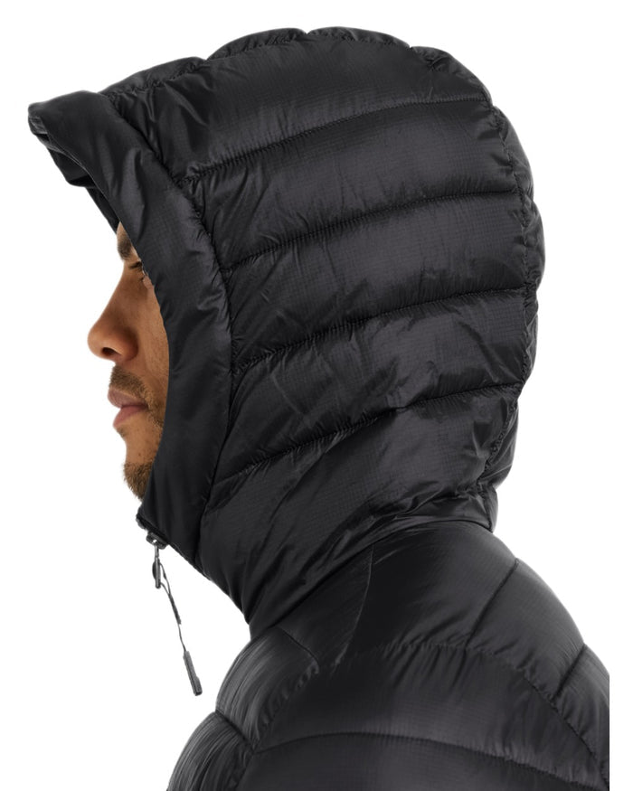 Black coloured Didriksons Mens Mauro Jacket on white background #colour_black