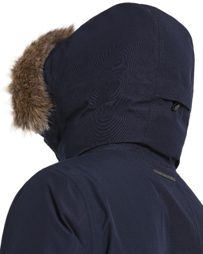 Dark Night Blue Coloured Didriksons Mens Rick Parka on white background #colour_dark-night-blue