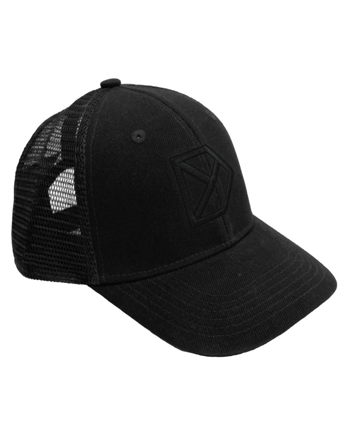 Black coloured Didriksons Prim Cap on white background #colour_black