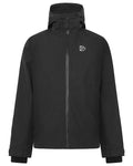 Black coloured Didriksons Trien Jacket on white background #colour_black
