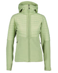 Soft Green coloured Didriksons Womens Annema Full Zip 6 on white background #colour_soft-green