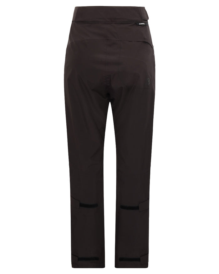 Black coloured Didriksons Womens Annika Pants on white background #colour_black