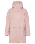 Vintage Pink Coloured Didriksons Womens Elly Galon Parka on white background #colour_vintage-pink