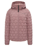 Faded Wine coloured Didriksons Womens Evelyn Jacket on white background #colour_faded-wine
