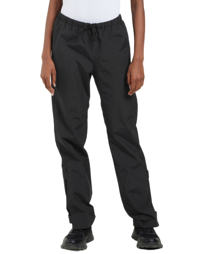 Black coloured Didriksons Womens Grit Pants 4 on white background #colour_black