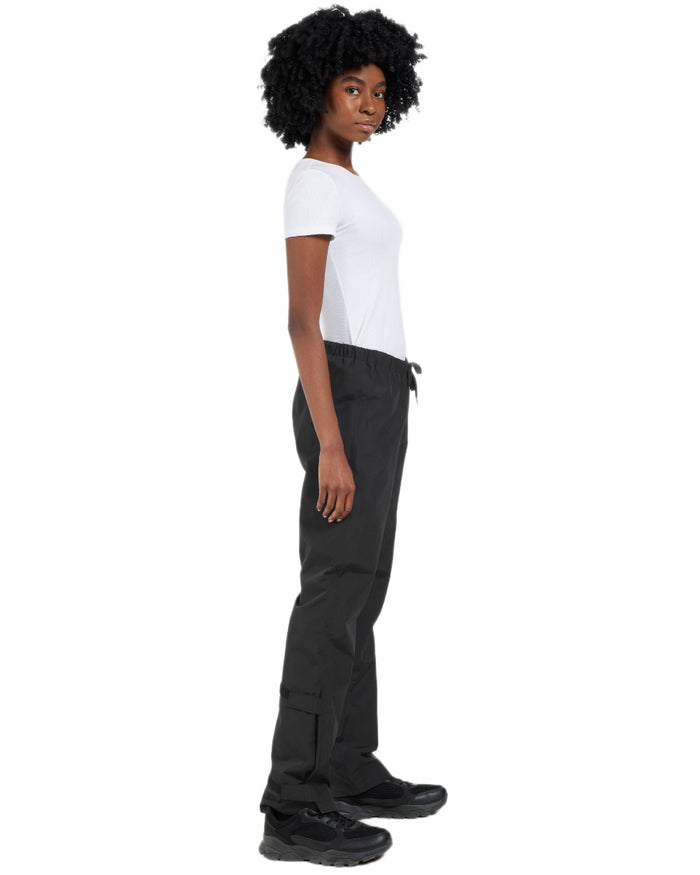 Black coloured Didriksons Womens Grit Pants 4 on white background #colour_black
