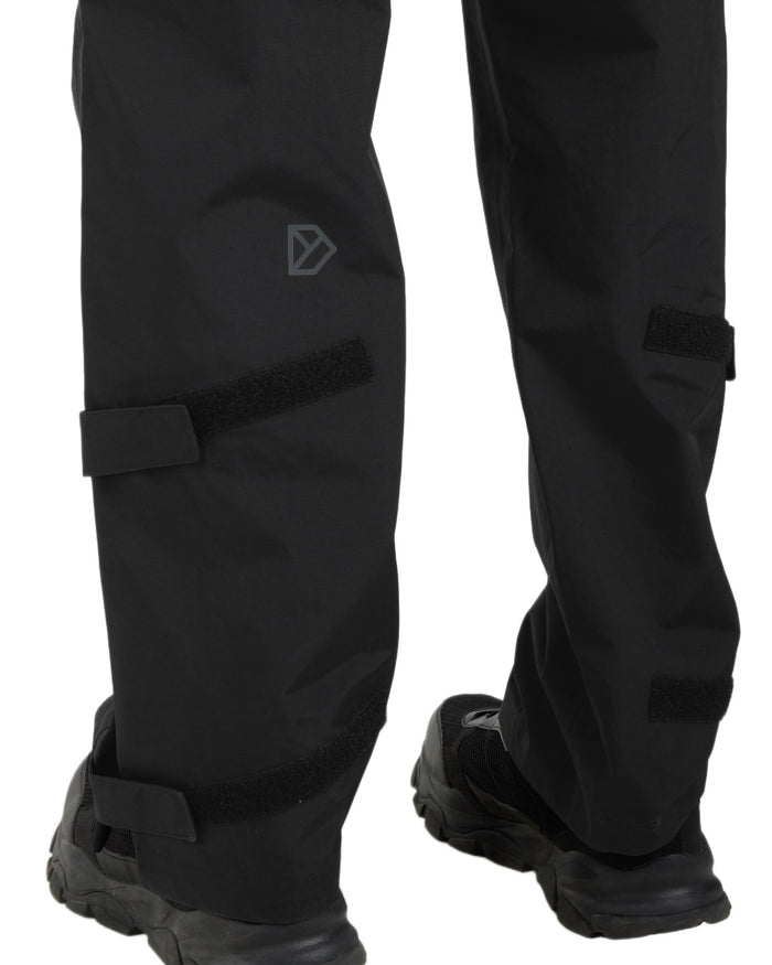 Black coloured Didriksons Womens Grit Pants 4 on white background #colour_black