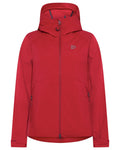 Spring Red coloured Didriksons Womens Petra Jacket on white background #colour_spring-red