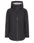 Black coloured Didriksons Tove Womens Jacket on white background #colour_black