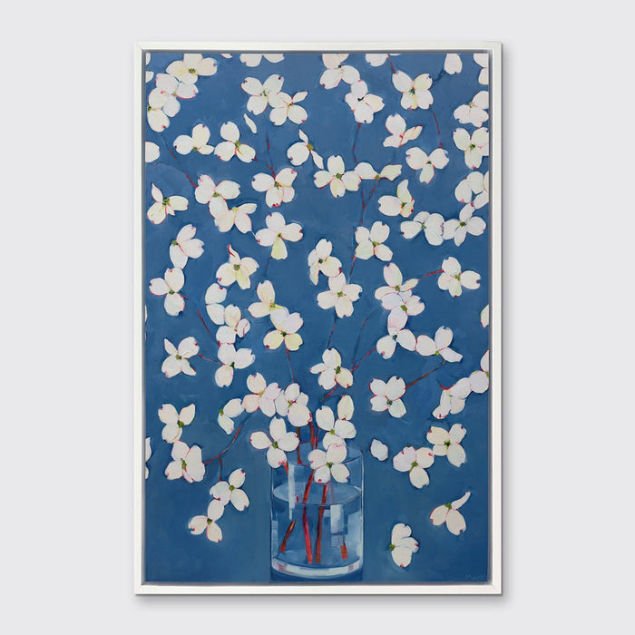 Dogwoods in Blue - Open Edition Canvas Print - Liza Pruitt