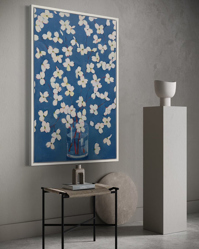 Dogwoods in Blue - Open Edition Canvas Print - Liza Pruitt