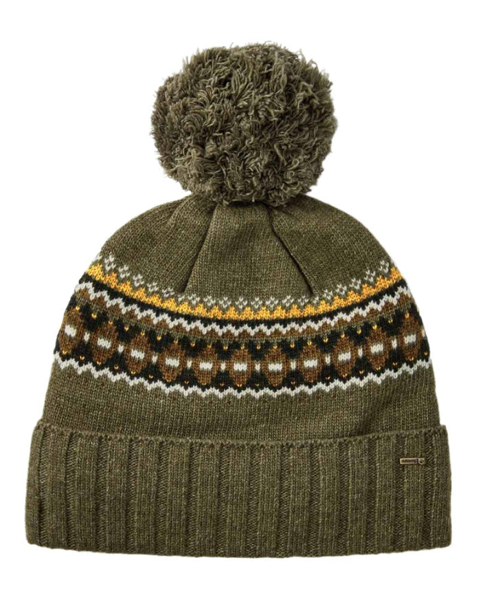 Dusky Green Coloured Dubarry Kilcormac Ladies Knitted Hat On A White Background #colour_dusky-green