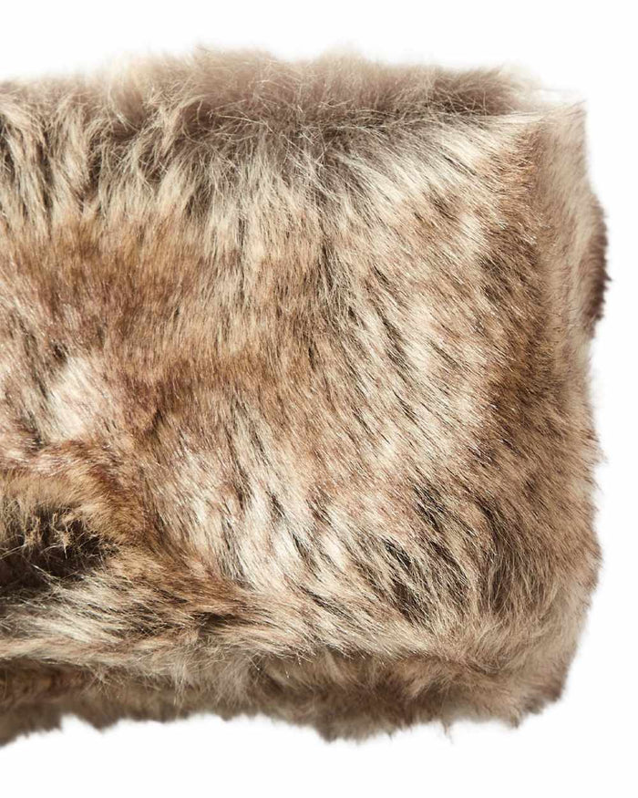 Chinchilla Coloured Dubarry Ladies Faux Fur Headband On A White Background #colour_chinchilla