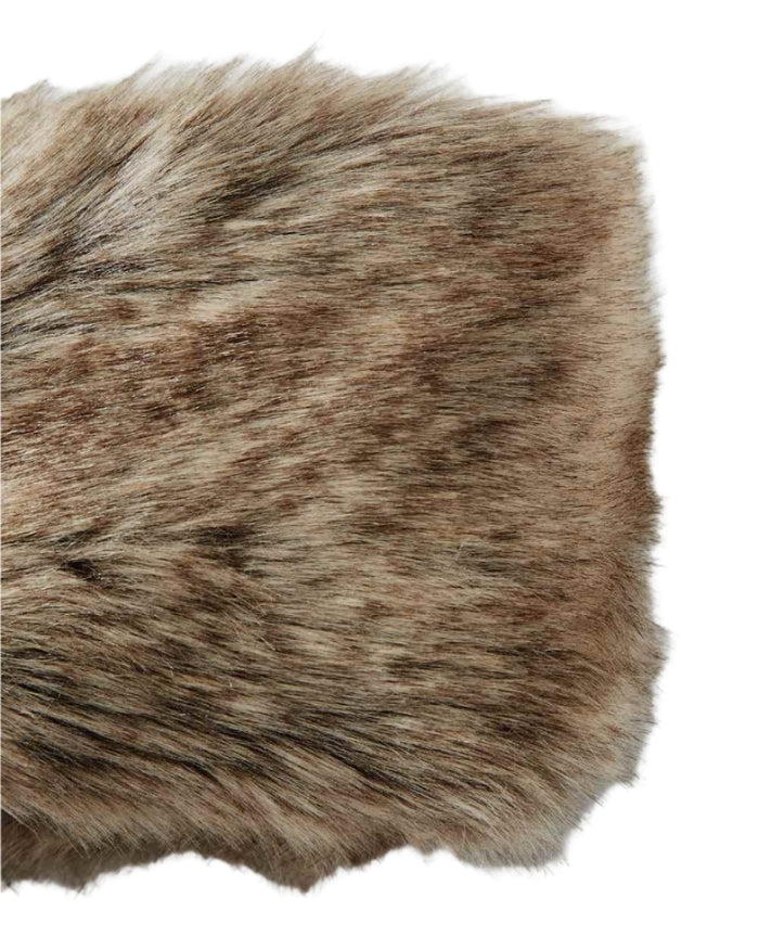 Elk Coloured Dubarry Ladies Faux Fur Headband On A White Background #colour_elk