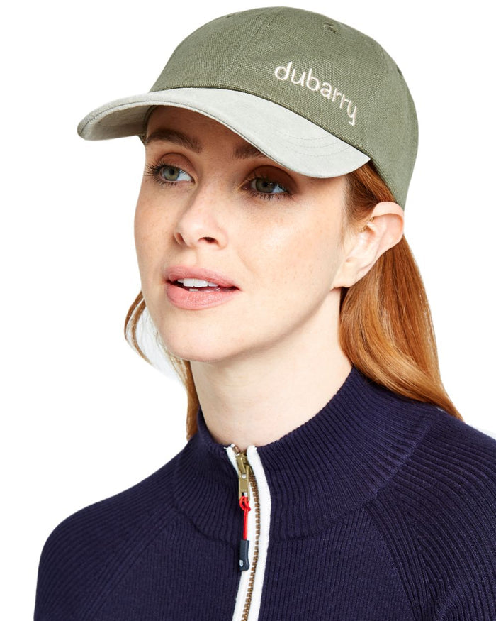 Pesto coloured Dubarry Mens Causeway Hat on white background #colour_pesto
