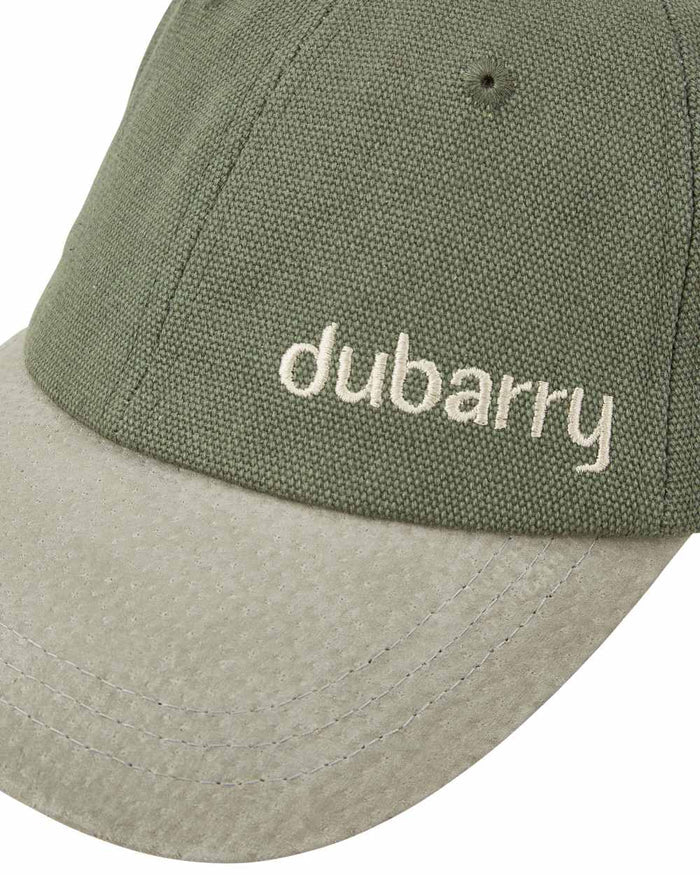 Pesto coloured Dubarry Mens Causeway Hat on white background #colour_pesto