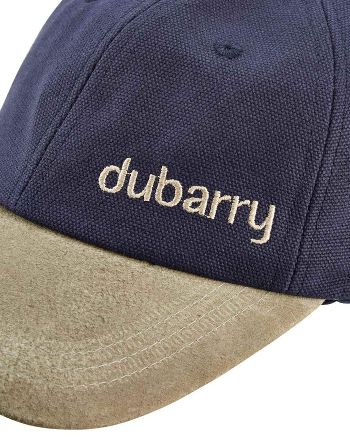 Navy coloured Dubarry Mens Causeway Hat on white background #colour_navy