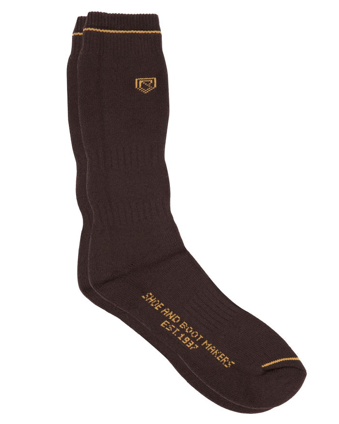 Brown coloured Dubarry Mens Short Boot Socks on white background #colour_brown