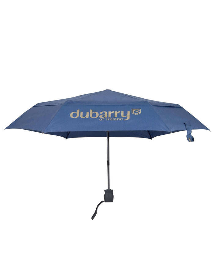Navy coloured Dubarry Poppins Umbrella on white background #colour_navy
