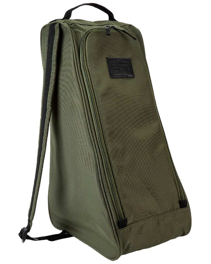 Olive Coloured Dubarry Westcourt PVC Boots Bag on white background #colour_olive