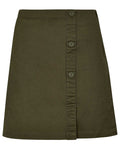 Kelp coloured Dubarry Womens Albany Skort on white background #colour_kelp