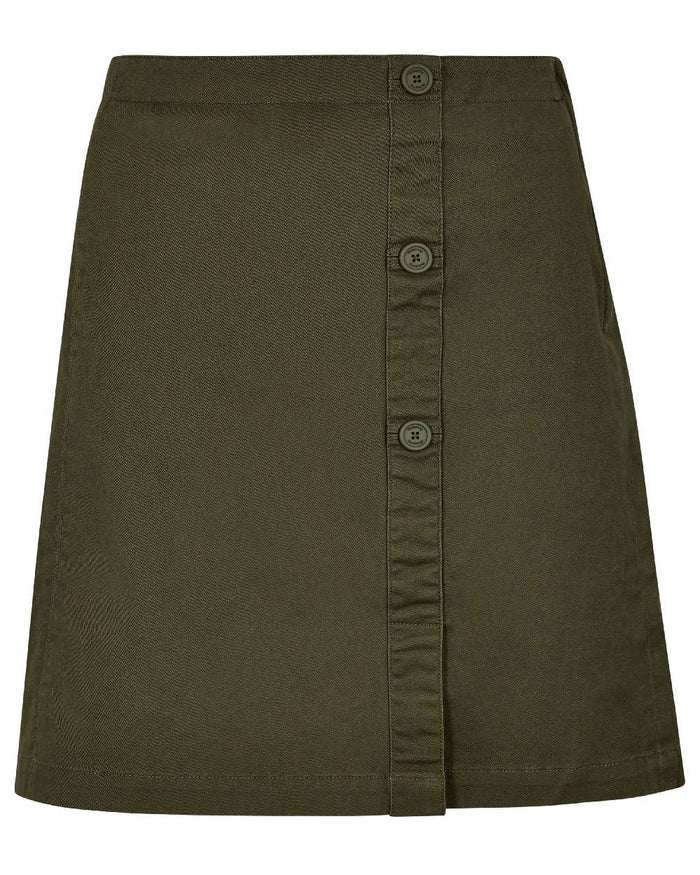 Kelp coloured Dubarry Womens Albany Skort on white background #colour_kelp