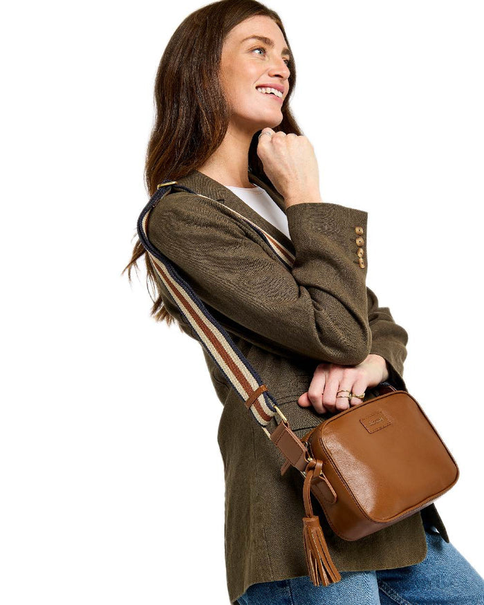 Caramel Coloured Dubarry Womens Rostrevor Cross Body Bag on white background #colour_caramel