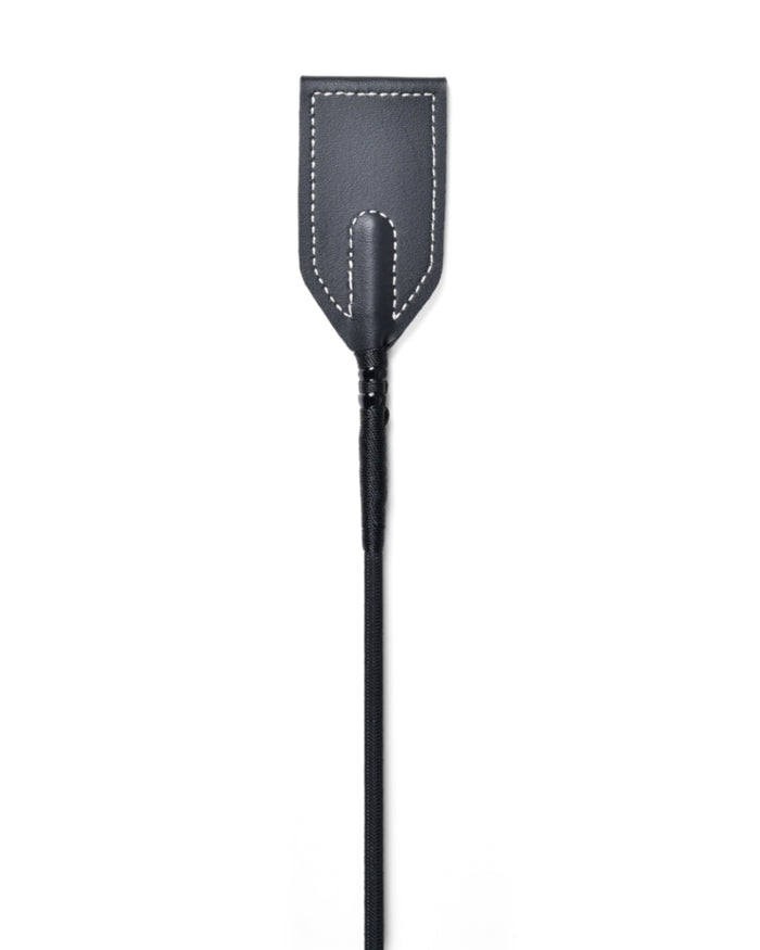 Black Coloured Dublin Crystal Handle Crop II on white background #colour_black